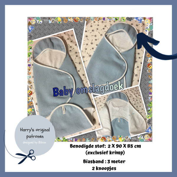 Baby omslagdoek pdf patroon
