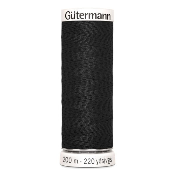 Gütermann naaigaren zwart nr 000