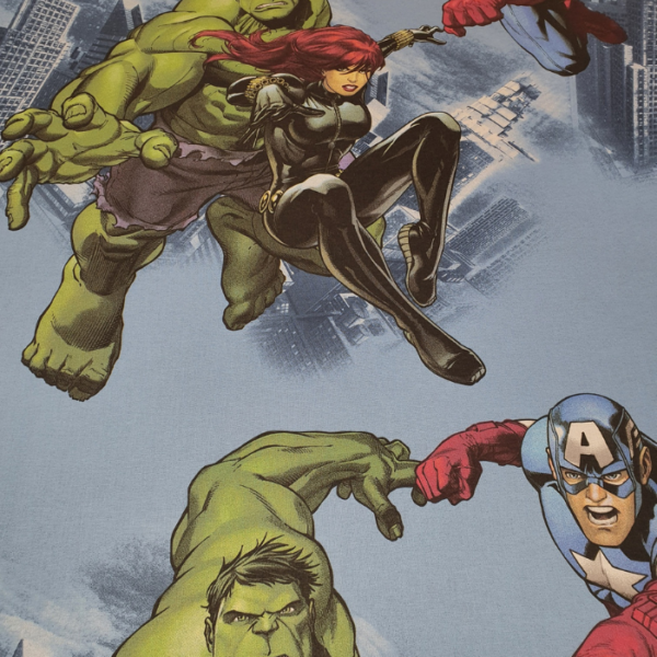Marvel hulk heroes stof