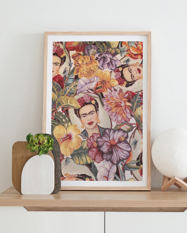 Decoratie stof Frida Kahlo