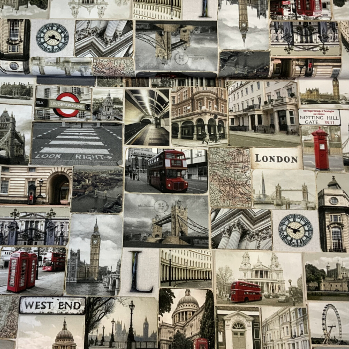 Decoratie stof London city